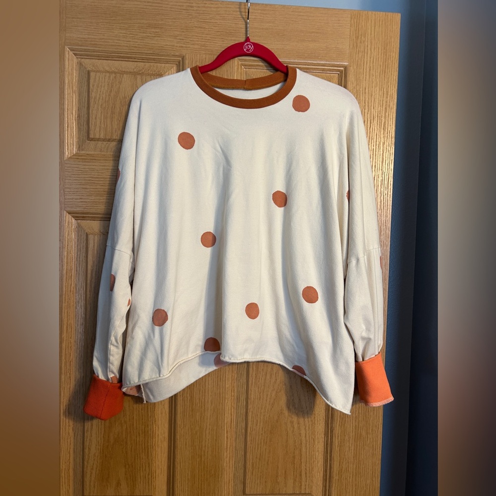 State the Label Cuff Tee, Size L/XL